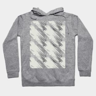 Gray abstraction on a light background, oblique stripes Hoodie